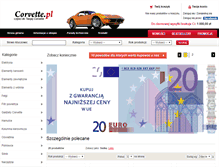 Tablet Screenshot of corvette.pl